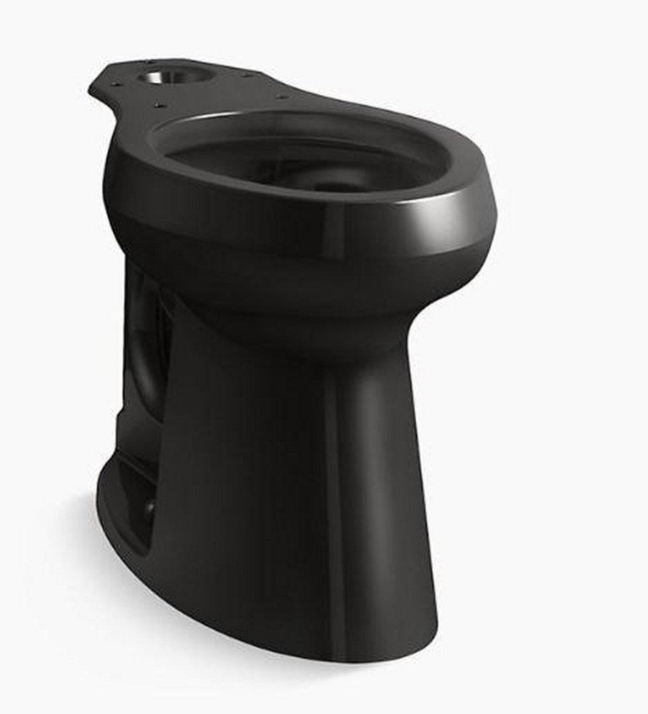 KOHLER Black Elongated Tall Toilet Bowl 