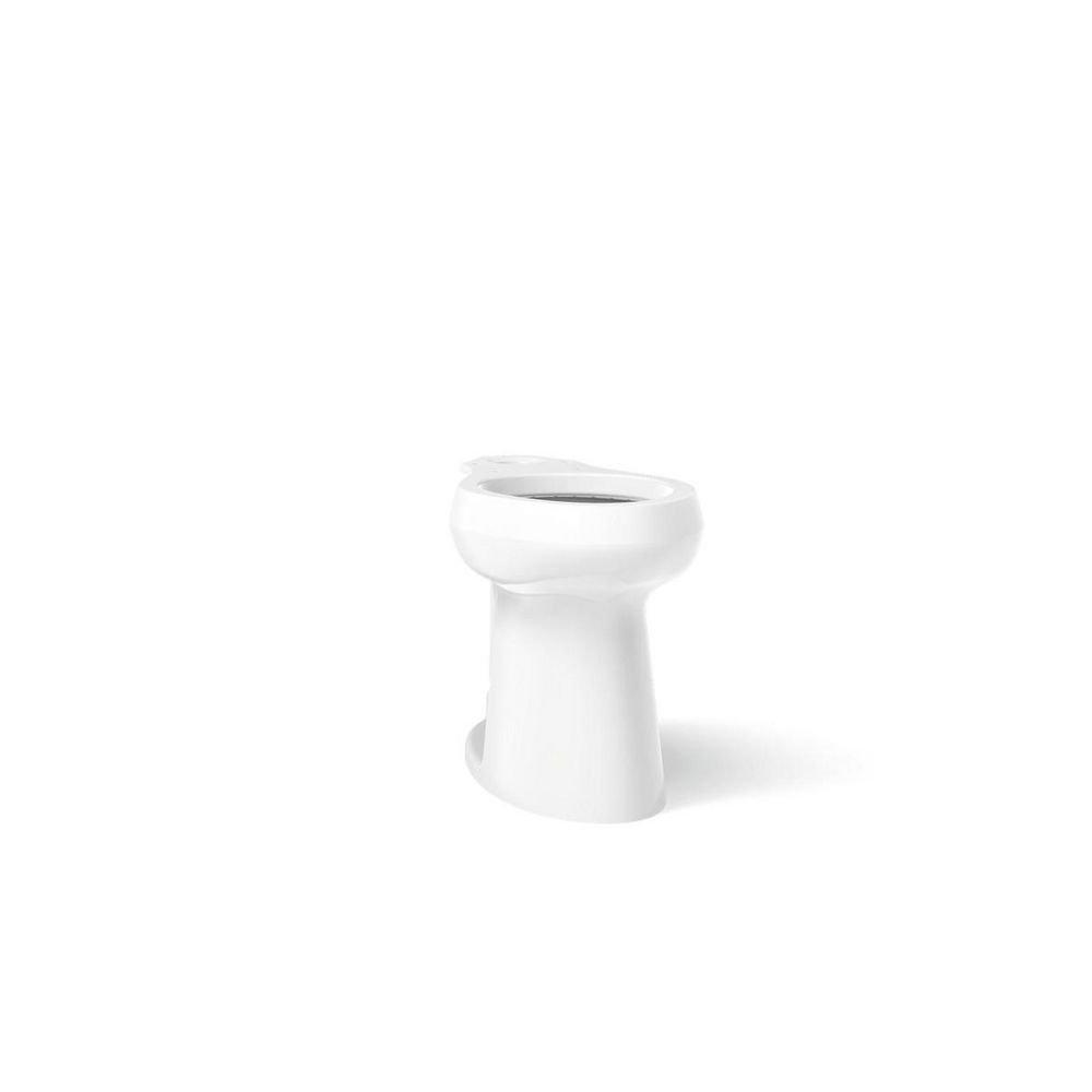 KOHLER White Elongated Floor Mount Toilet Bowl 