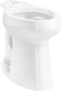 Elongated Toilet Bowl in White