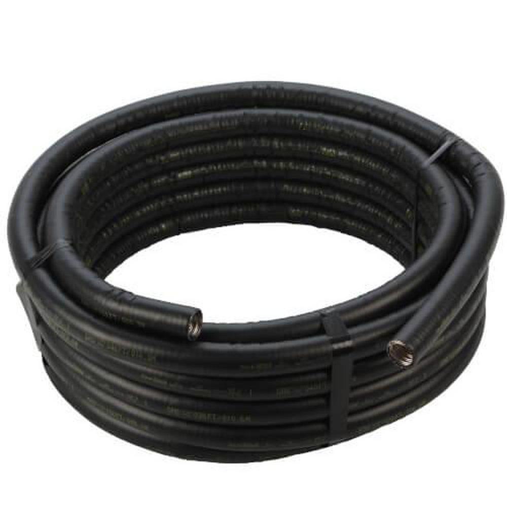 FlashShield+&trade; Black 0.01 in. x 50 ft. Corrugated Stainless Steel Tubing 