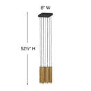 Fredrick Ramond Heritage Brass/Black 9W 9-Light LED Pendant 