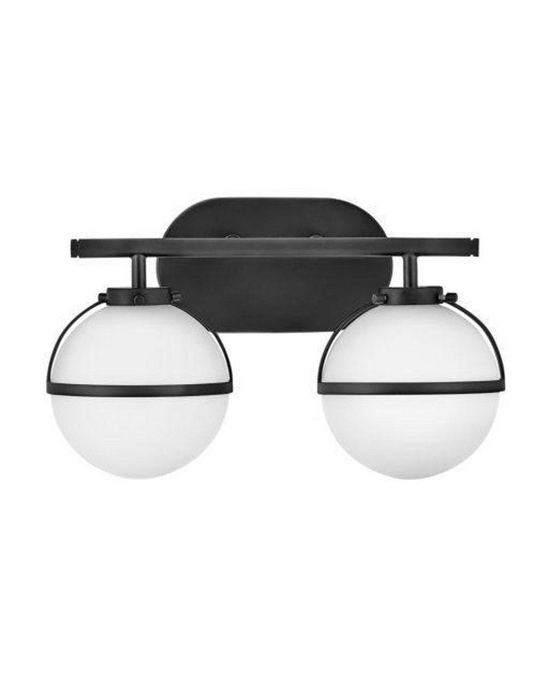 Hinkley Black 10W 2-Light LED Vanity Fixture 