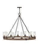 Hinkley Sequoia 60W 12-Light Candelabra E-12 LED Outdoor Chandelier 