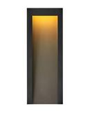 11W 1-Light LED Outdoor Wall Sconce in Textured Black