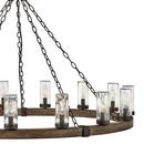 Hinkley Sequoia 75W 15-Light Candelabra E-12 LED Outdoor Chandelier 