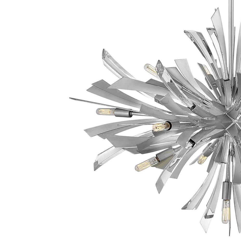 Fredrick Ramond Glacial 36 in. 60W 13-Light Pendant 