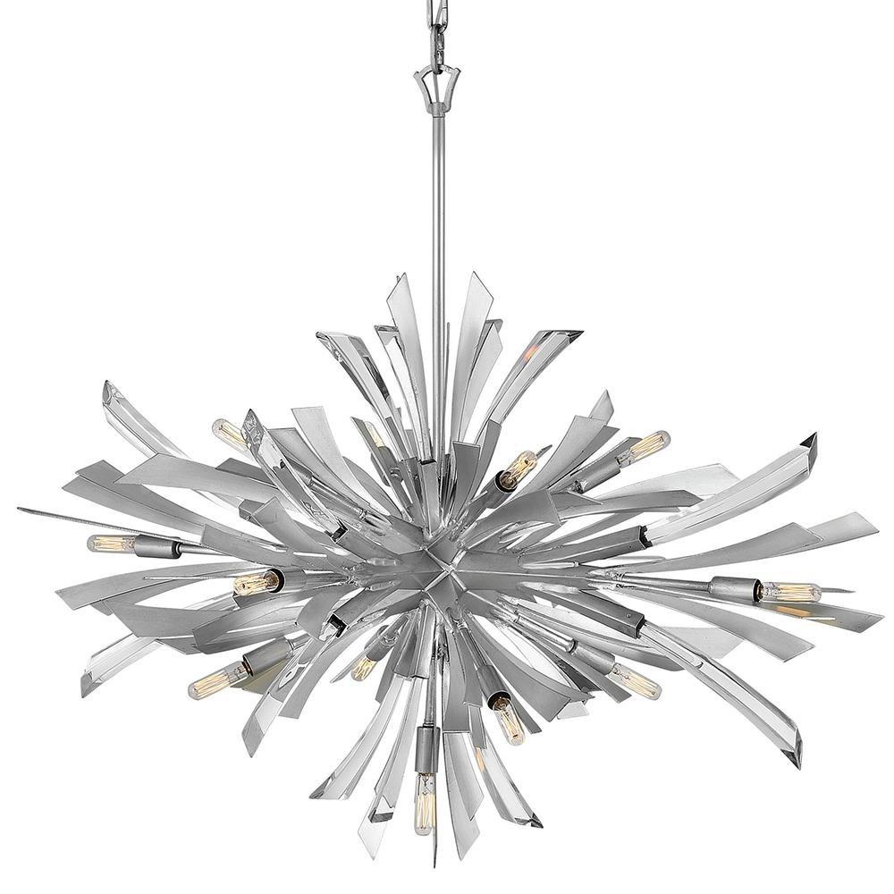 Fredrick Ramond Glacial 36 in. 60W 13-Light Pendant 