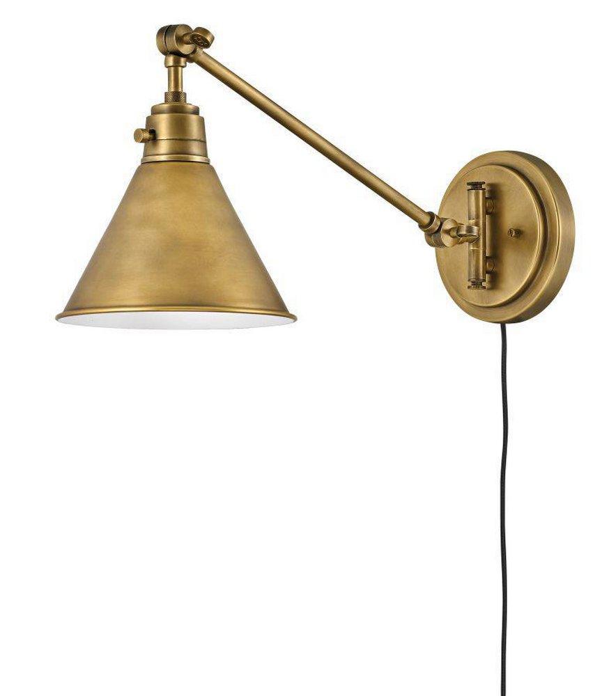 Hinkley Heritage Brass 60W 1-Light Medium E-26 Incandescent Wall Sconce 