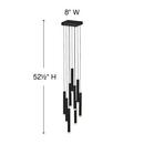 Fredrick Ramond Black 9W 9-Light LED Pendant 