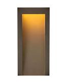 8W 1-Light LED Outdoor Wall Sconce in Textured Oil Rubbed Bronze