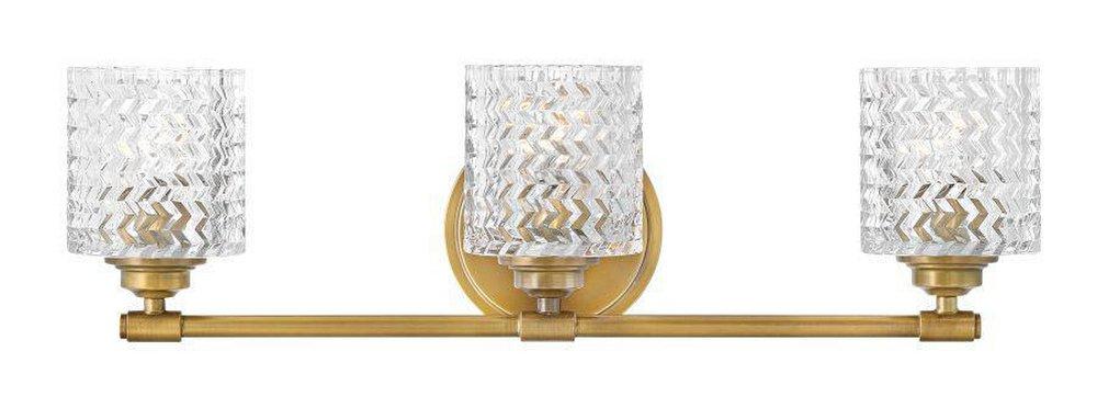 Hinkley Heritage Brass 100W 3-Light Medium E-26 Vanity Fixture 