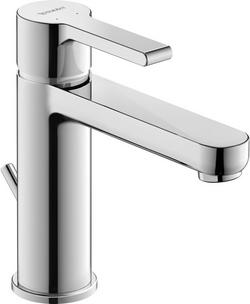 Single Handle Monoblock Bathroom Sink Faucet in Polished Chrome
