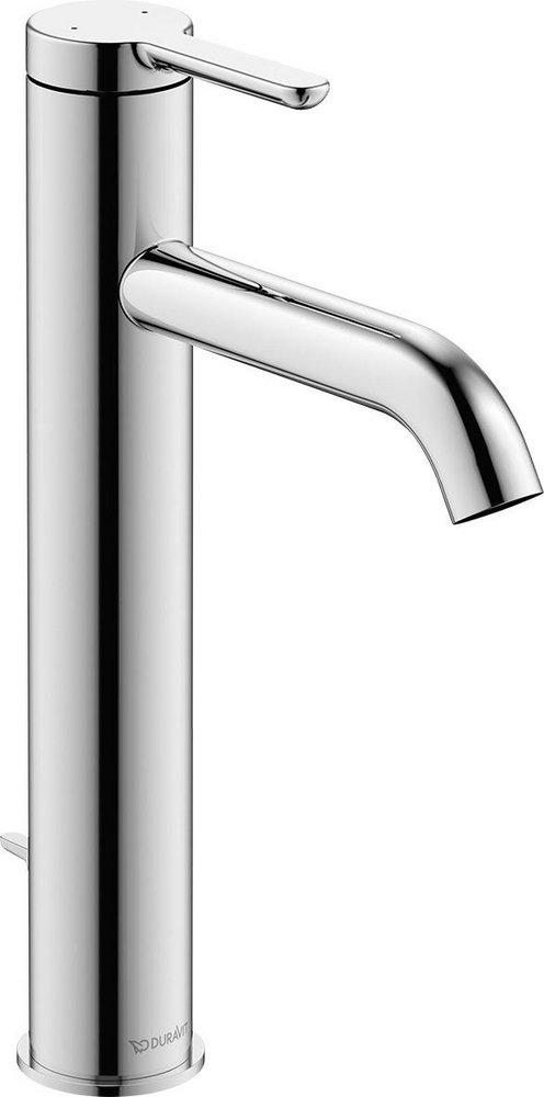 Duravit Polished Chrome Single Handle Monoblock Bathroom Sink Faucet 