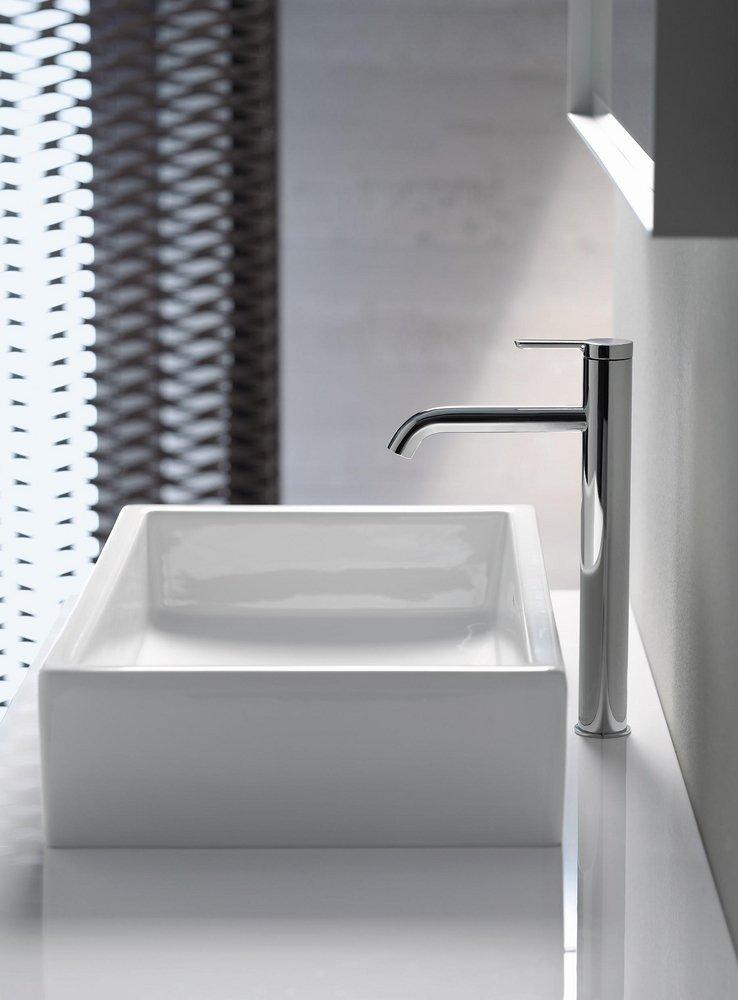 Duravit Polished Chrome Single Handle Centerset Bathroom Sink Faucet 