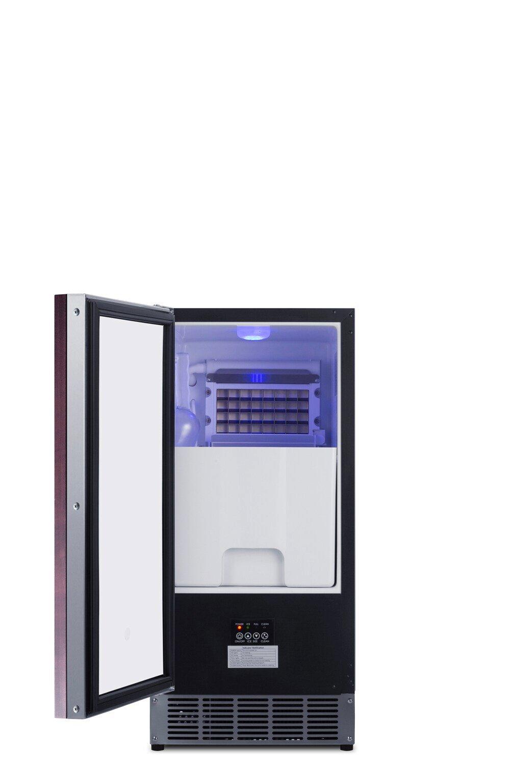 Summit Appliance Panel Ready 32-19/50 in. 25 lb Ice Maker 