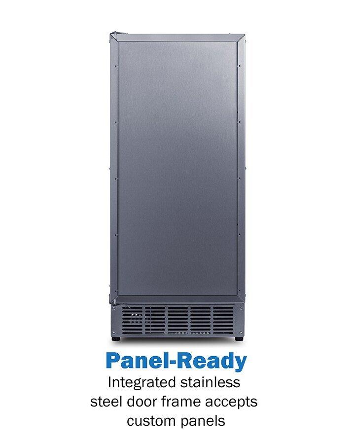 Summit Appliance Panel Ready 32-19/50 in. 25 lb Ice Maker 
