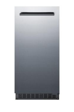 14-22/25 in. 0.98 cf Built-in Ice Maker in Stainless Steel