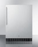 Summit Appliance Stainless Steel 23-63/100 in. 4.6 cf Freestanding Outdoor All-Refrigerator 
