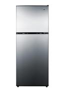 21-1/2 in. 7.1 cu. ft. Top Mount Freezer, Counter Depth Refrigerator in Stainless Steel/Black