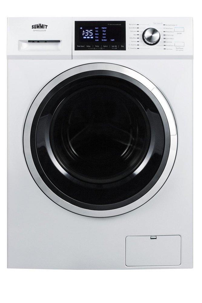 Summit Appliance White 23-19/50 in. 2.7 cf Electric Combination Washer 