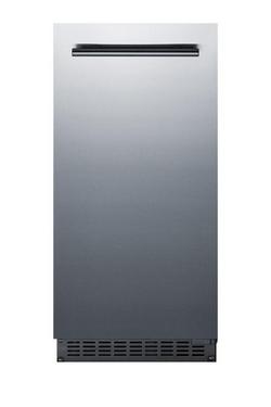 33-63/100 in. 26 lb Ice Maker in Stainless Steel