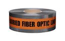 3 in. x 1000 ft. Caution Buried Fiber Optic Line Underground Detectable Tape in Orange