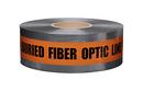 Presco Orange 3 in. CAUTION BURIED FIBER OPTIC LINE Underground Detectable Tape in Orange 
