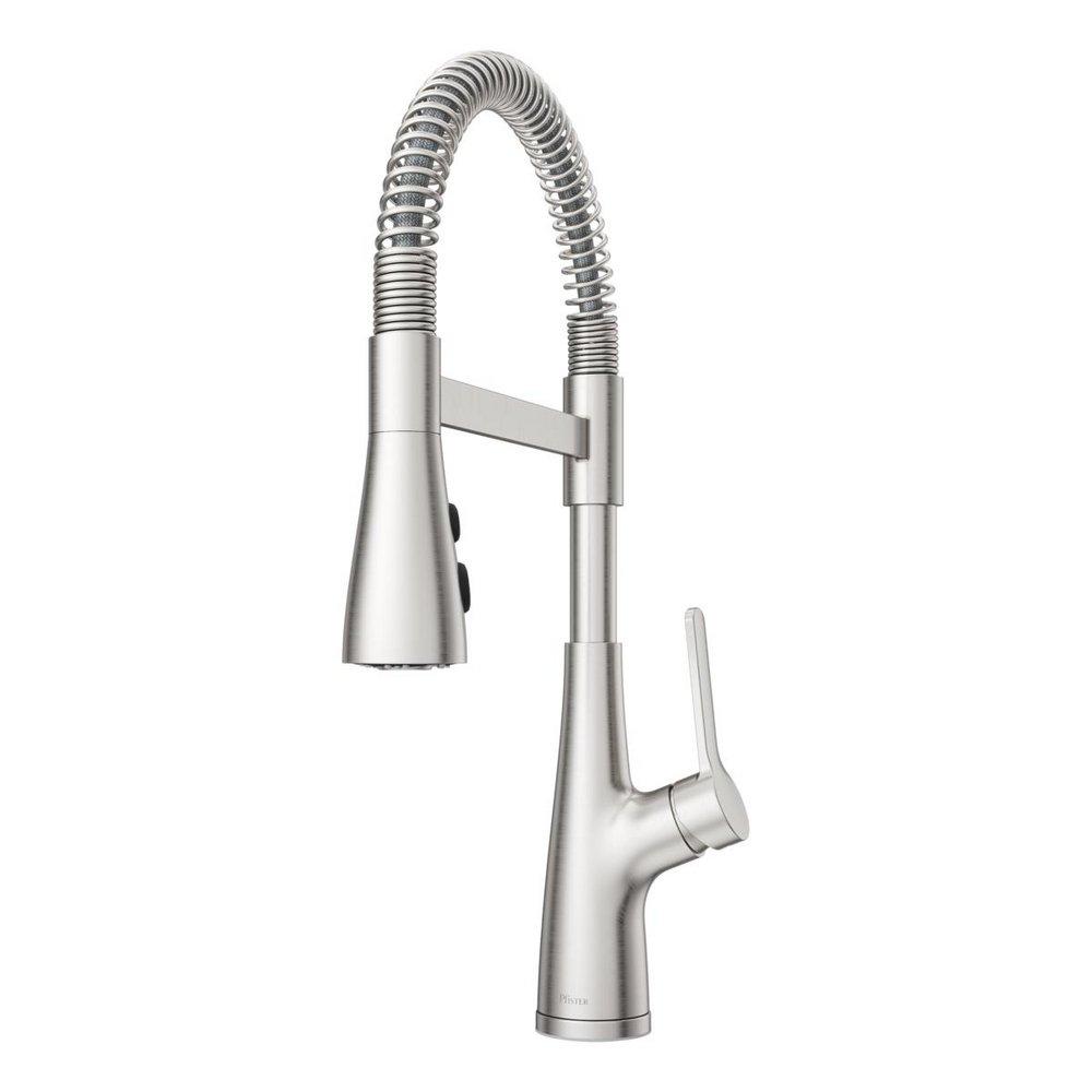 Pfister Stainless Steel Single Handle Pull Down Kitchen Faucet 
