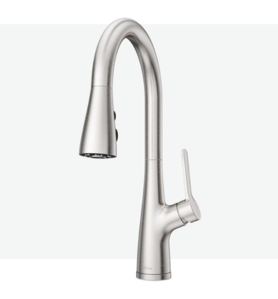 Pfister Stainless Steel Single Handle Pull Down Kitchen Faucet 