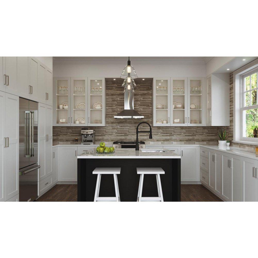 Pfister Matte Black Single Handle Pull Down Kitchen Faucet 