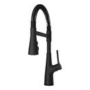 Pfister Matte Black Single Handle Pull Down Kitchen Faucet 