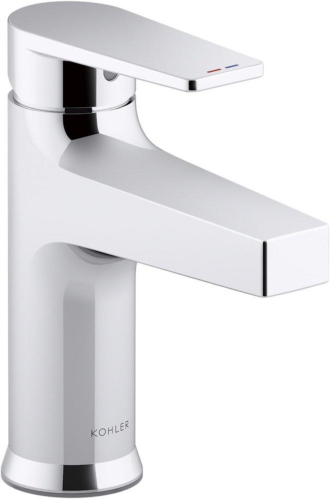 KOHLER Polished Chrome Single Handle Lever Deck Mount Service Faucet 