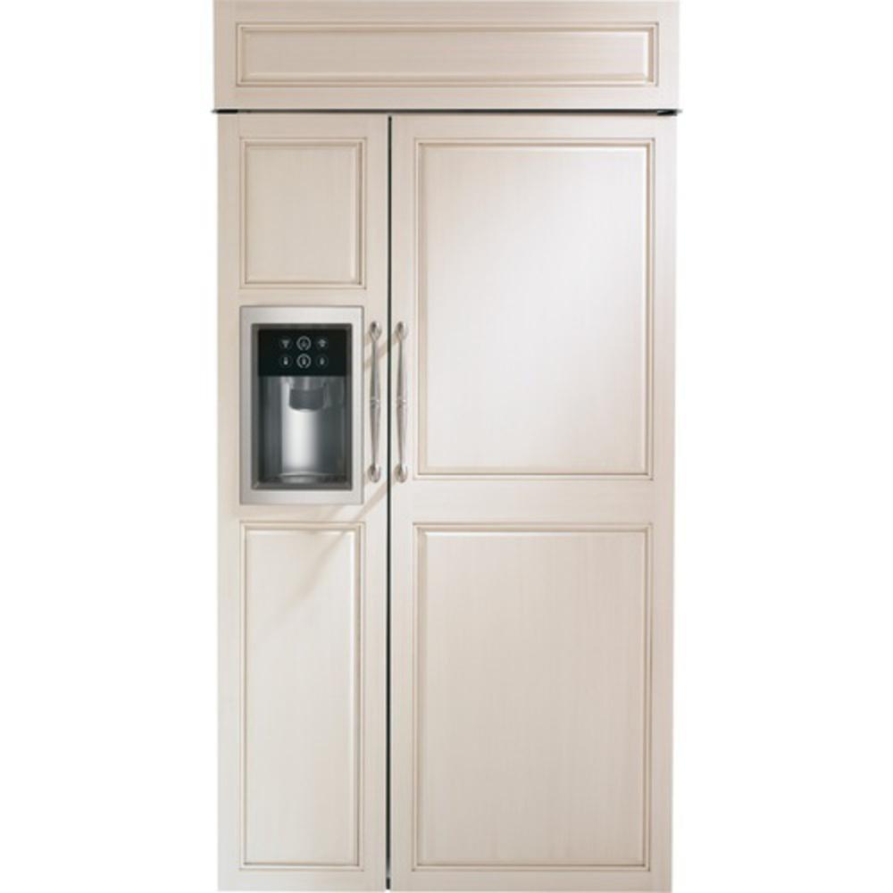 Monogram&reg; Custom Panel 42 in. 15.78 cu. ft. Side-By-Side Refrigerator 