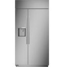 Monogram® Stainless Steel 42 in. 15.78 cu. ft. Side-By-Side Refrigerator 