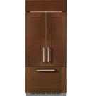 36 in. 20.8 cu. ft. Bottom Mount Freezer and French Door Refrigerator in Panel Ready