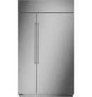 Monogram&reg; Stainless Steel 48 in. 29.52 cu. ft. Side-by-Side Refrigerator 