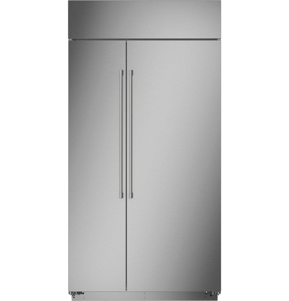 Monogram&reg; Stainless Steel 42 in. 15.78 cu. ft. Side-By-Side Refrigerator 