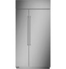 Monogram&reg; Stainless Steel 42 in. 15.78 cu. ft. Side-By-Side Refrigerator 