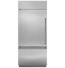 36 in. 21.27 cu. ft. Bottom Mount Freezer Refrigerator in Stainless Steel