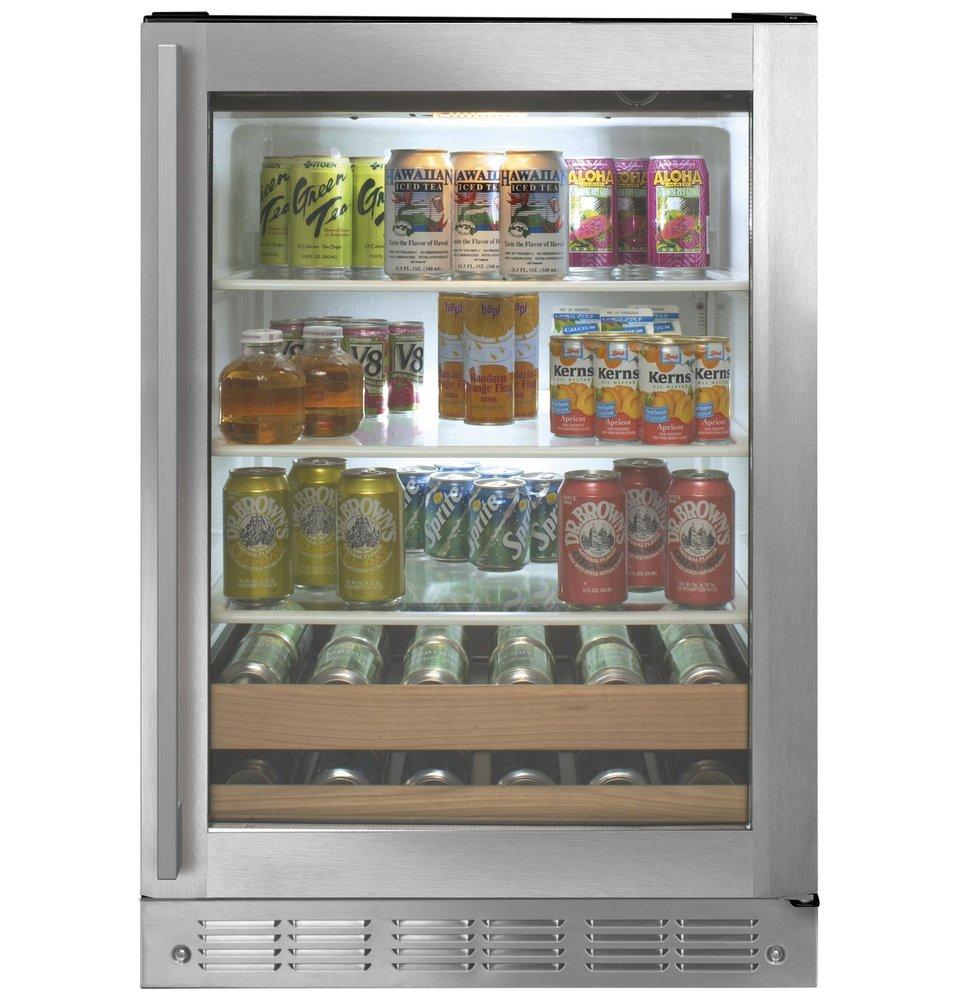 Monogram&reg; Stainless Steel 23-3/4 in. 5.5 cu. ft. Beverage Cooler 