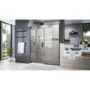 DreamLine Satin Black 72 x 58-3/4 in. Frameless Pivot Shower Door 