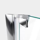 DreamLine Chrome 72 x 34-1/2 in. Frameless Pivot Shower Door 