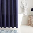 72 x 72 in. Cotton Shower Curtain in Navy Blue
