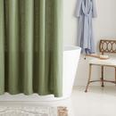 72 x 72 in. Cotton Shower Curtain in Olive Green