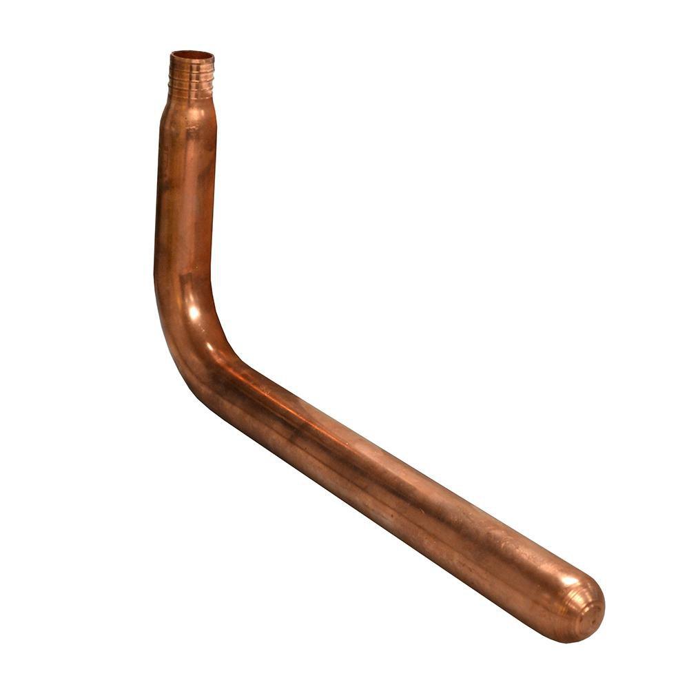 Jones Stephens 12 in. F1807 Copper Stub Out Elbow 
