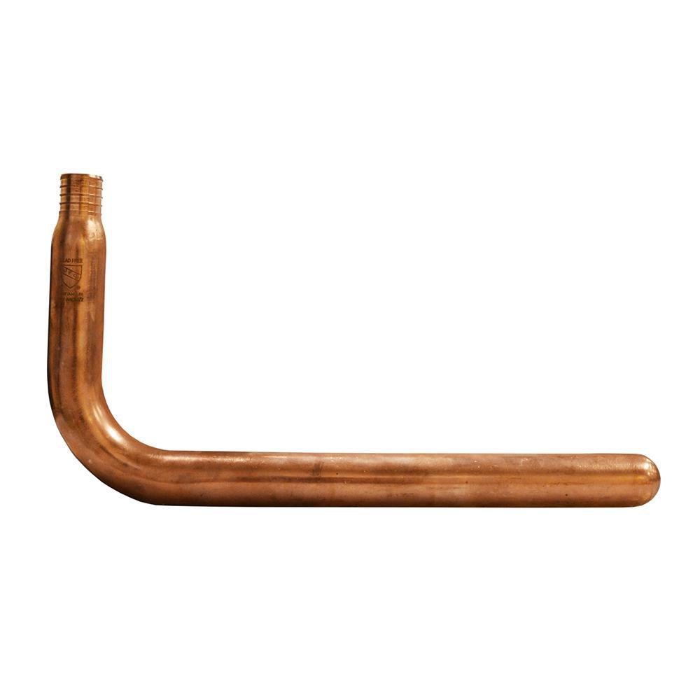 Jones Stephens 12 in. F1807 Copper Stub Out Elbow 