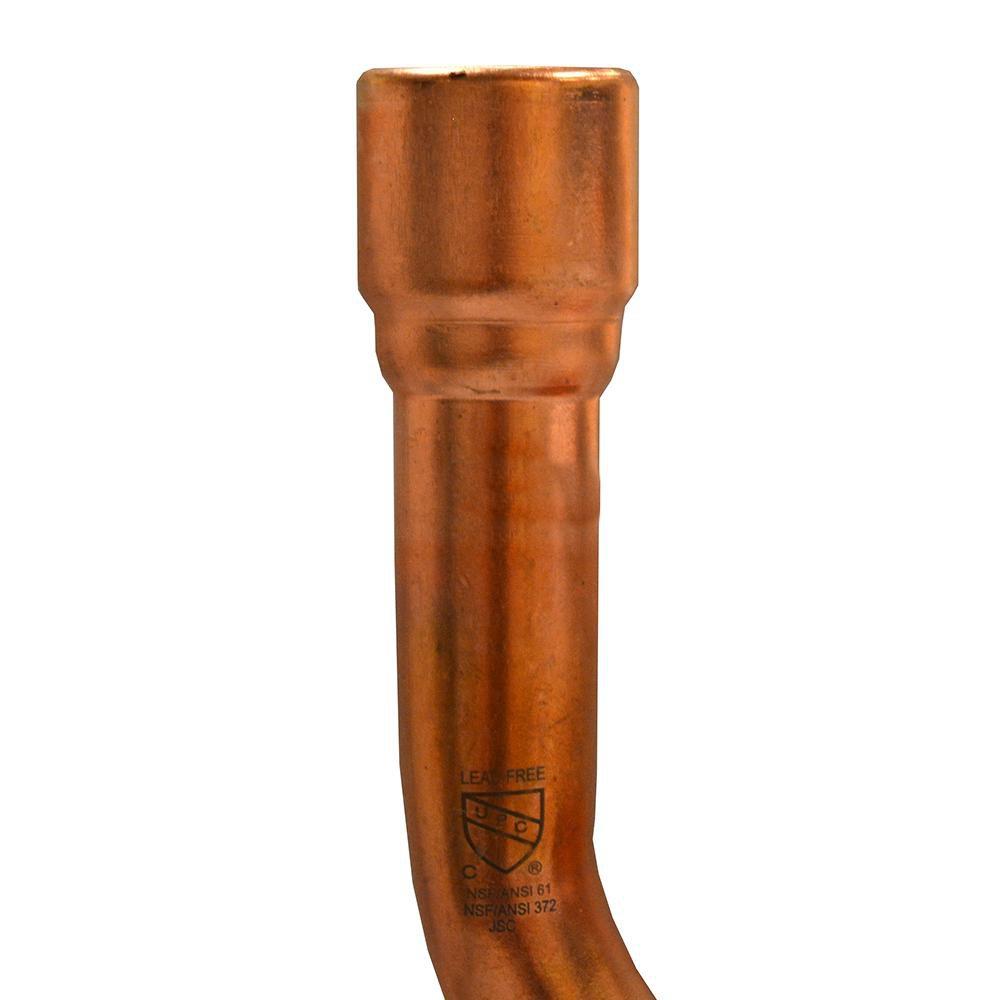 Jones Stephens 3-1/2 x 8 in. Socket Elbow CPVC Stub Out with Flange 