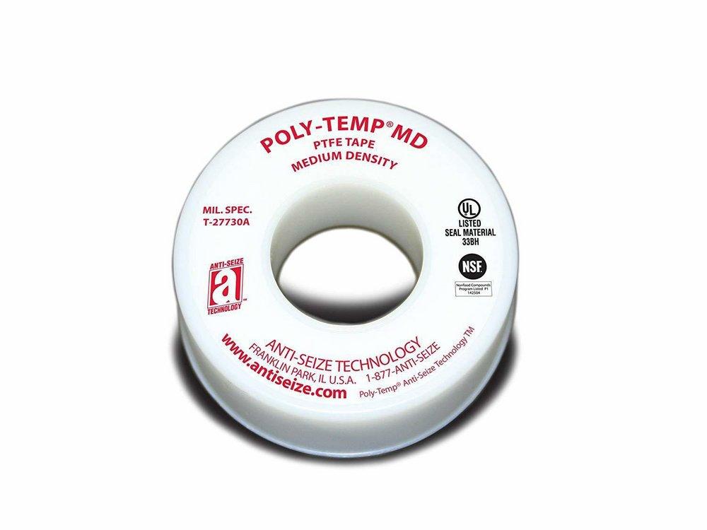 Anti-Sieze Technology White 520 in. Poly Temperature PTFE Tape 