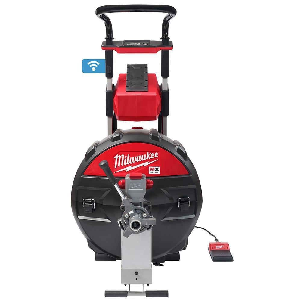 Milwaukee® Red Battery Sewer Drum Machine 