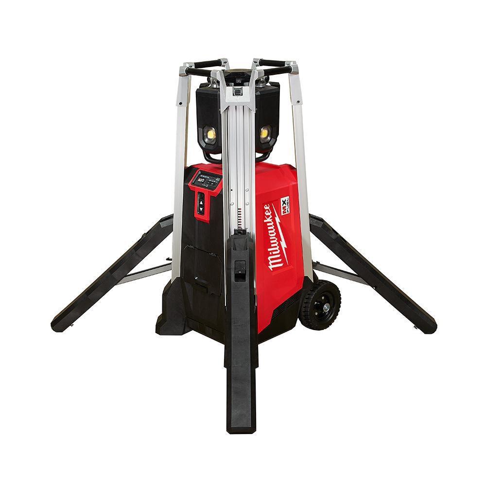 Milwaukee® Red 4-Light Tower Light and Charger Kit 